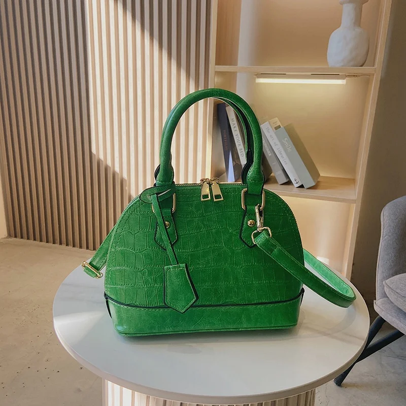 2022 Shell Shape Luxury Ladies Handbags Women Bags Brand Women Shoulder Tote Bags High Quality Pu Leather Purses and Handbags