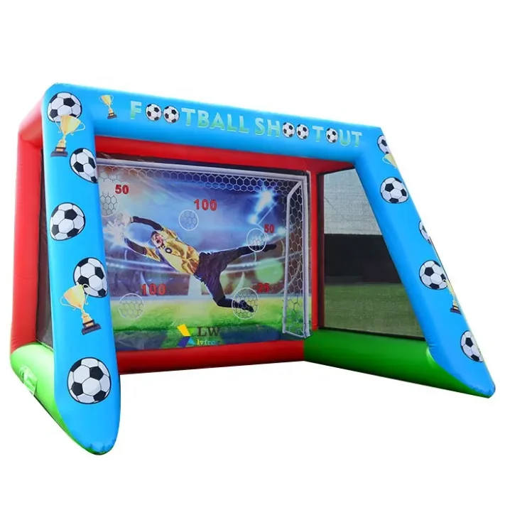 Outdoor Sport Shooting Inflatable Soccer Goal Speed Cage PVC Inflatable Football Shooting Tent For Sale