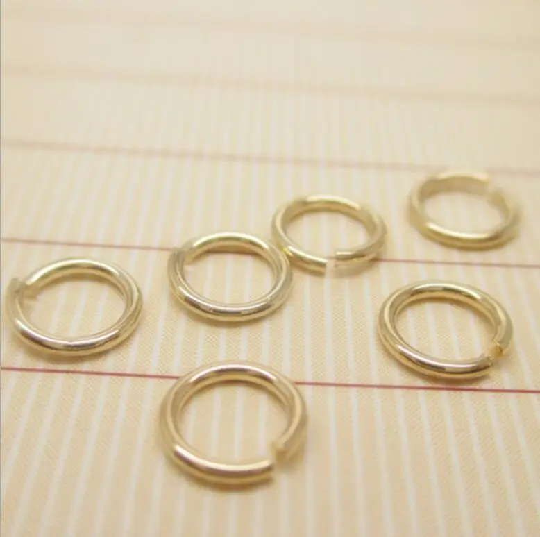 14K Gold Filled Open Hoop Jump Ring DIY Jewelry Accessories