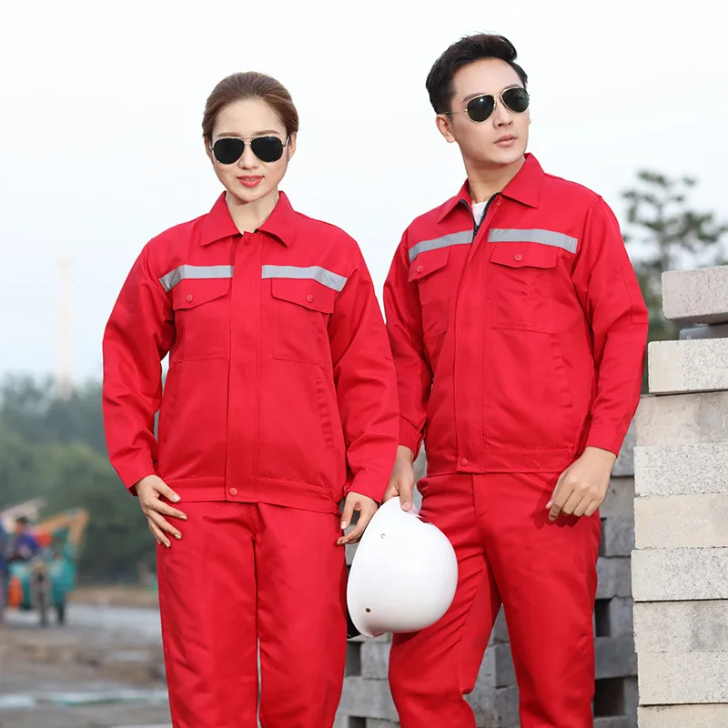Wholesale OEM LOGO Printing Best Price High Quality Work Uniform Worker Wear reflective safety work clothes