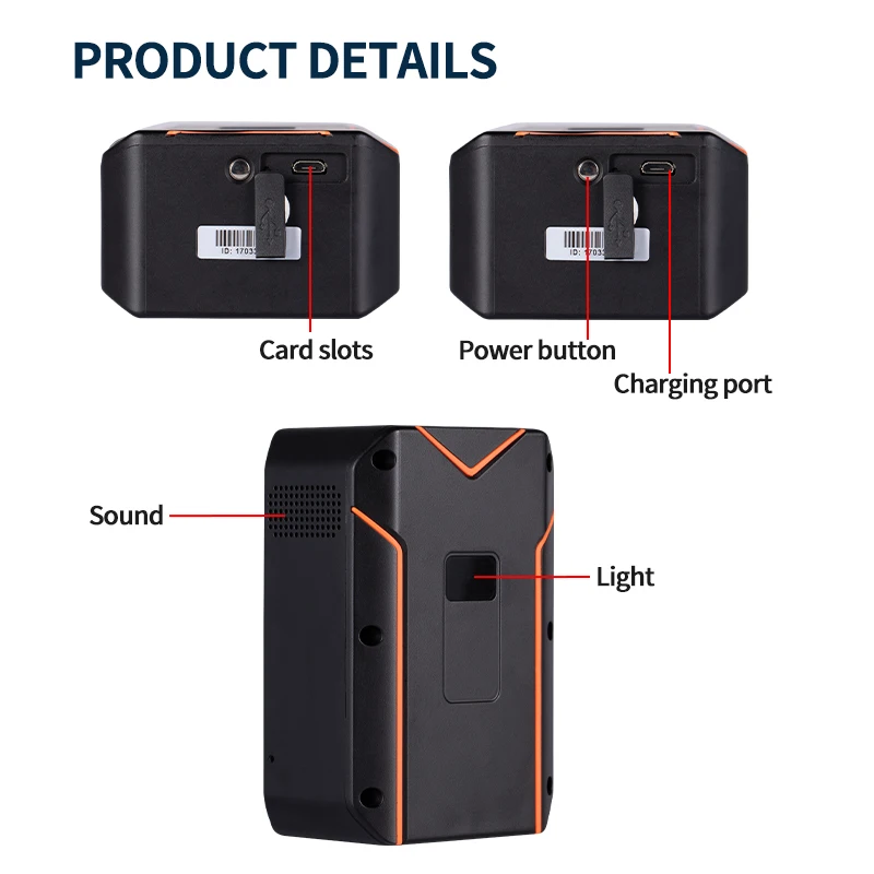 AHGUEP Brand Cow GPS Tracker Waterproof Smart Farm Locator 10000mah Long Standby Animal Cattle Tracking Device