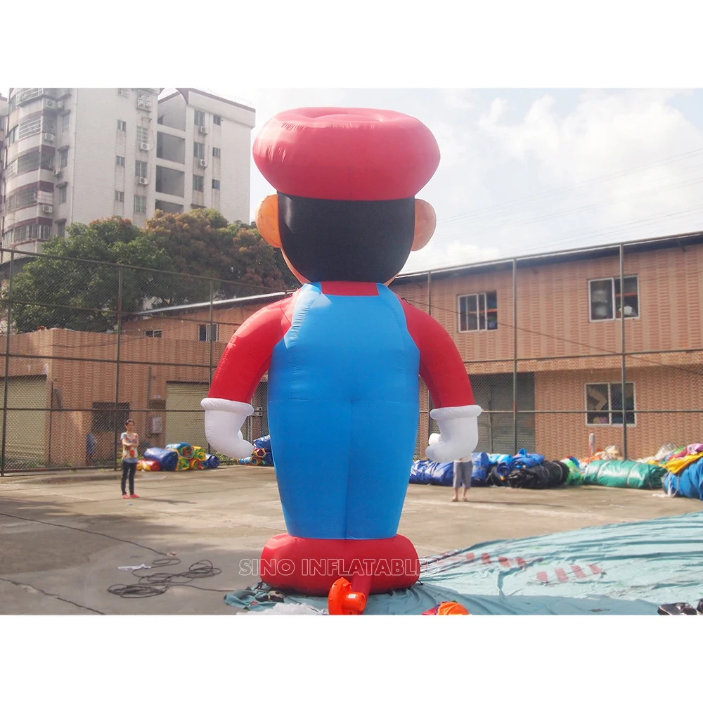 5 meters high advertising big inflatable super mario for promotion from Guangzhou inflatable factory
