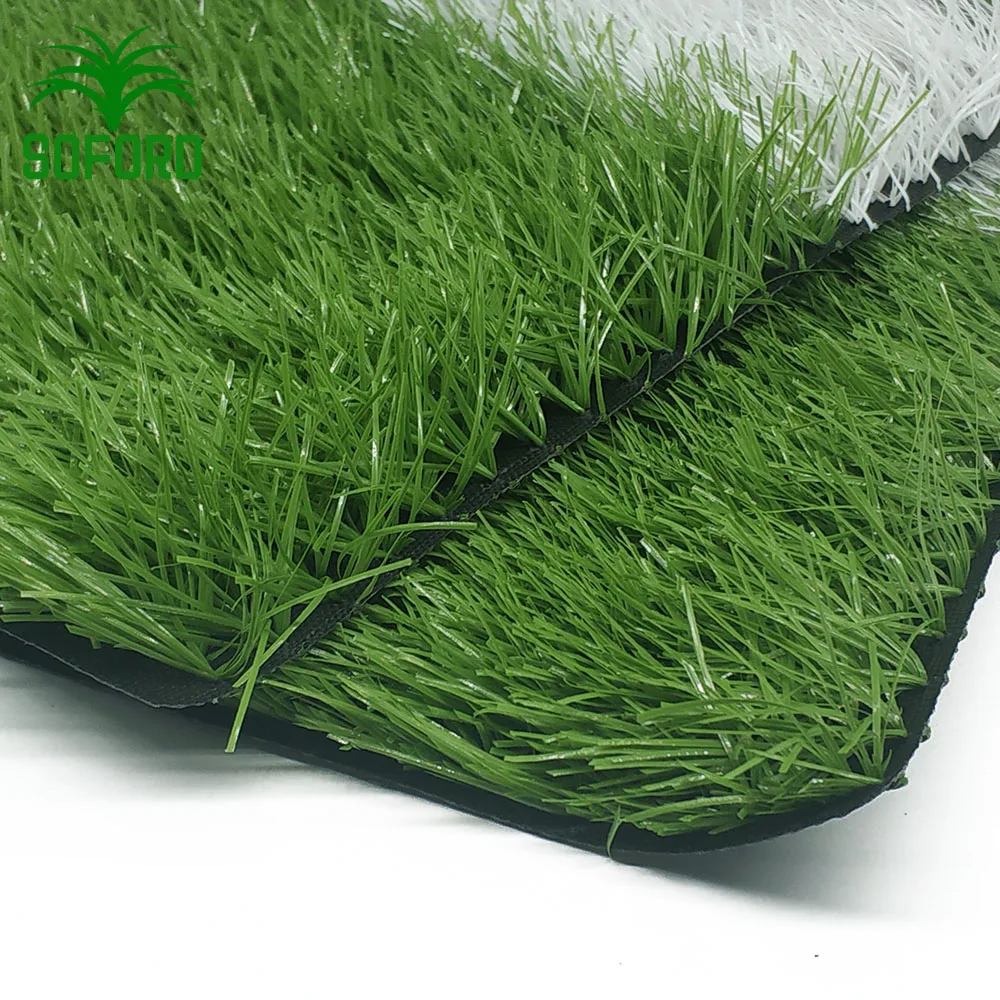 Natural Looking Soft Artificial Turf Grass for football with good Quality