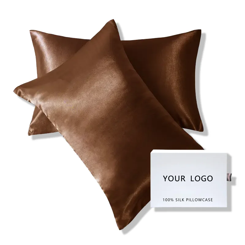 22MM silk pillow case to prevent wrinkles silk pillowcase new hyaluronic acid pillowcase zipper silk pillowcase