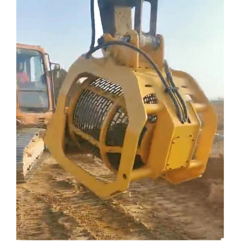 Factory Direct Sale Excavator Ballast Screening Bucket sifts out soil and debris by spining the Screening Drum