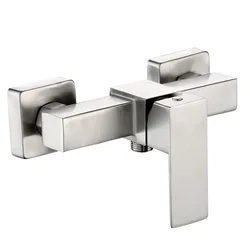 Modern wall mounted single handle shower mixer for bathroom high quality bathroom stainless steel 304 shower faucet mixer