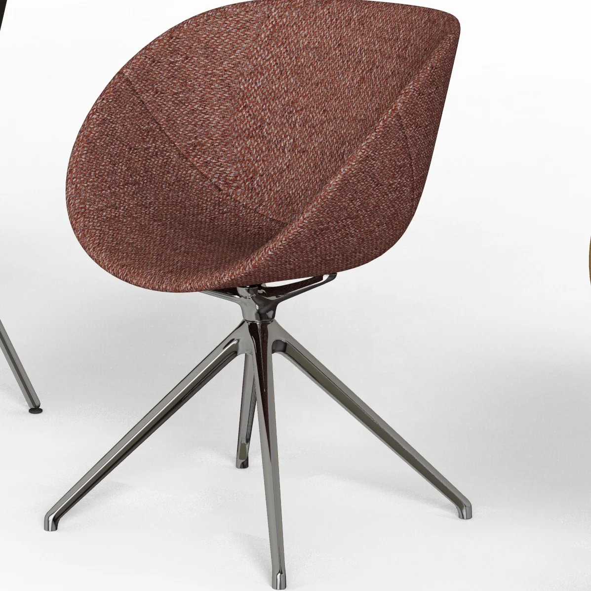 Ginkgo Chair Hotsale Nordic True Stylish Modern Designer Chair Dining Restaurant Office Chair With Aluminium Alloy Base