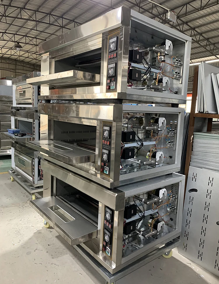 Commercial Electric Horno Para Pan Bread Bakery Machine Industrial Deck Oven Price Bake Equipment for Sale