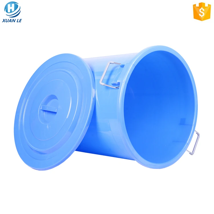 Manufacturer food grade plastic bucket container for water with cover