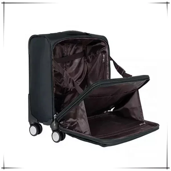 High-end Quality Waterproof 18 inch Nylon Cabin Luggage Carry on Suitcase Trolley Luggage Bag