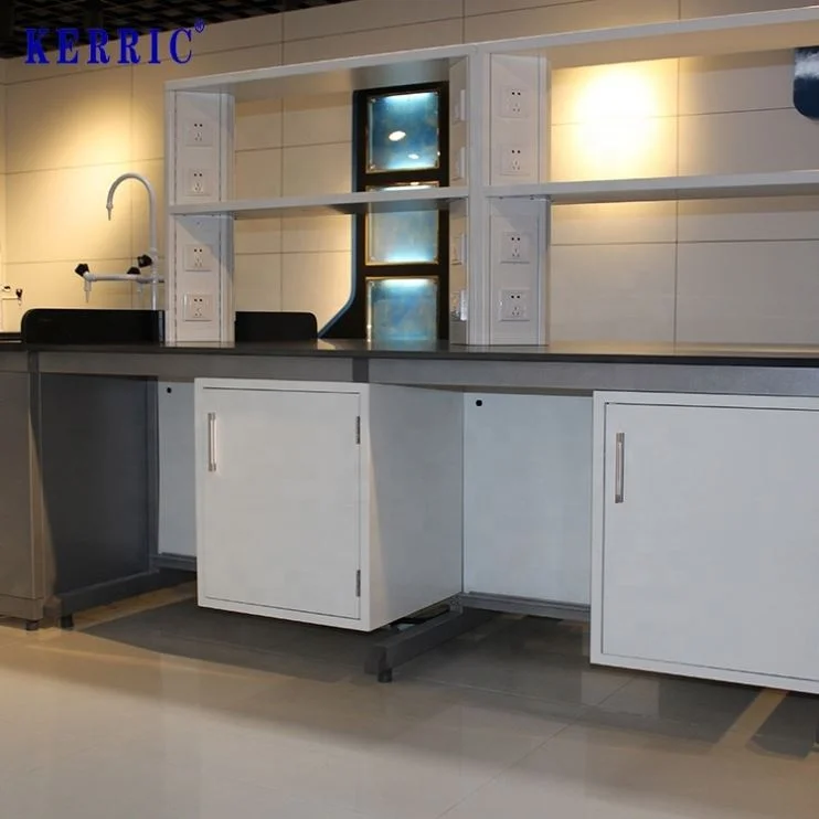 Лабораторный стальной стол термостойкий рабочий стенд Химически стойкий лабораторный