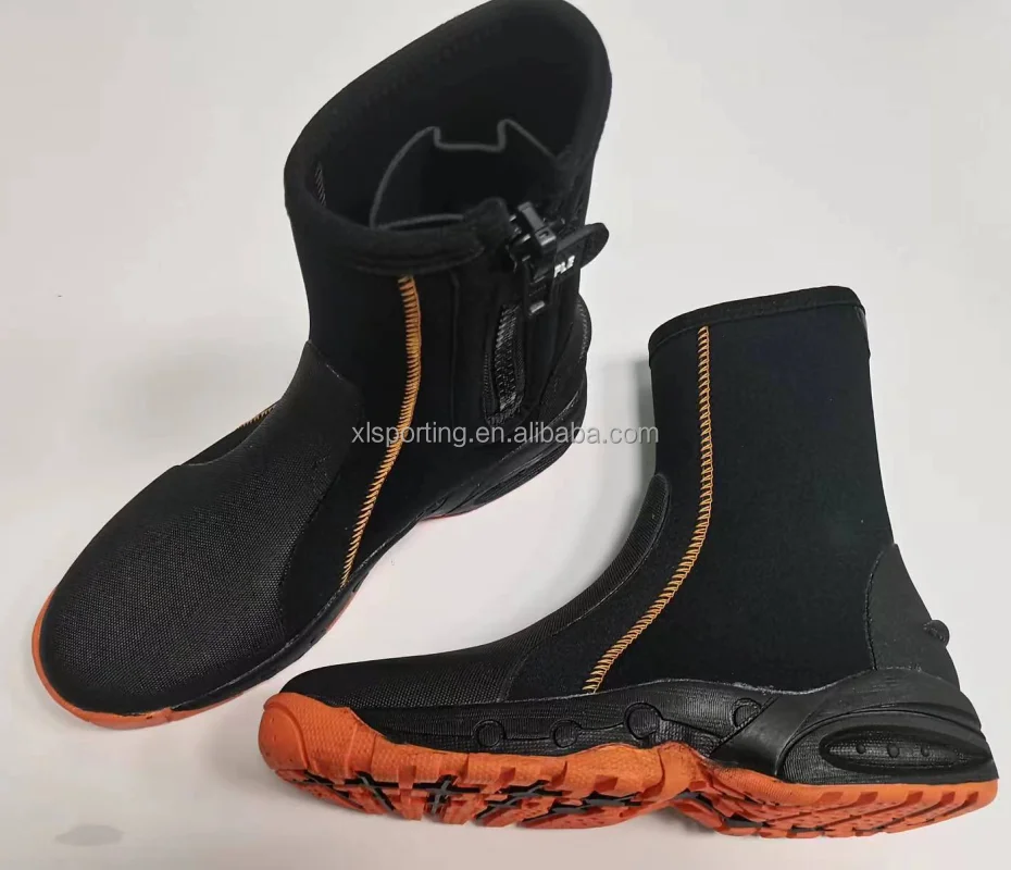 5MM diving shoes diving boots outdoor beach upstream shoes non-slip snorkeling fins equipment