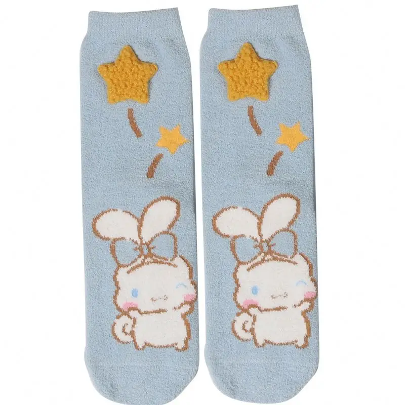 SS Style Hot Sale Fashion Funny Anime Cartoon Hip-hop Skateboard Stocking Soft Cotton Popular Couples Cartoon Socks