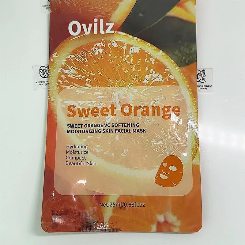 Wholesale Korean Beauty Green Tea Fruit Face Mask Lightening Skin Care Moisturizing  Peel Off Sheet Mask