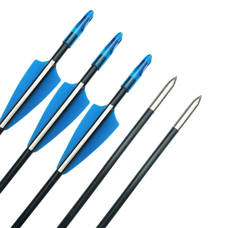 Archery Fiberglass Arrow Compound/Recurve Bow Shooting Practice Composite Fiberglass Arrows For Hunting Accessories