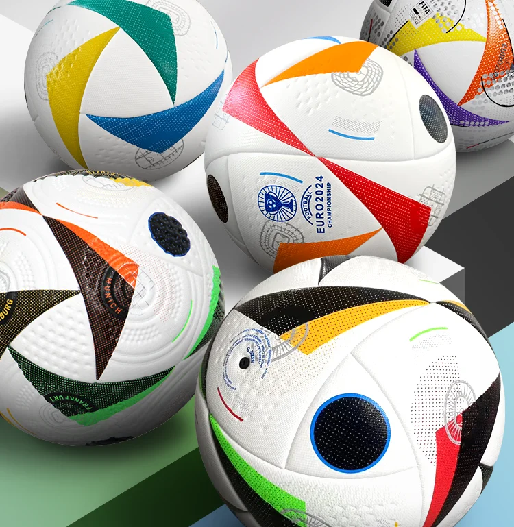 Aolan Multicolor PU Match and Training  Team Football Free Custom Logo  Futbol Soccer Ball