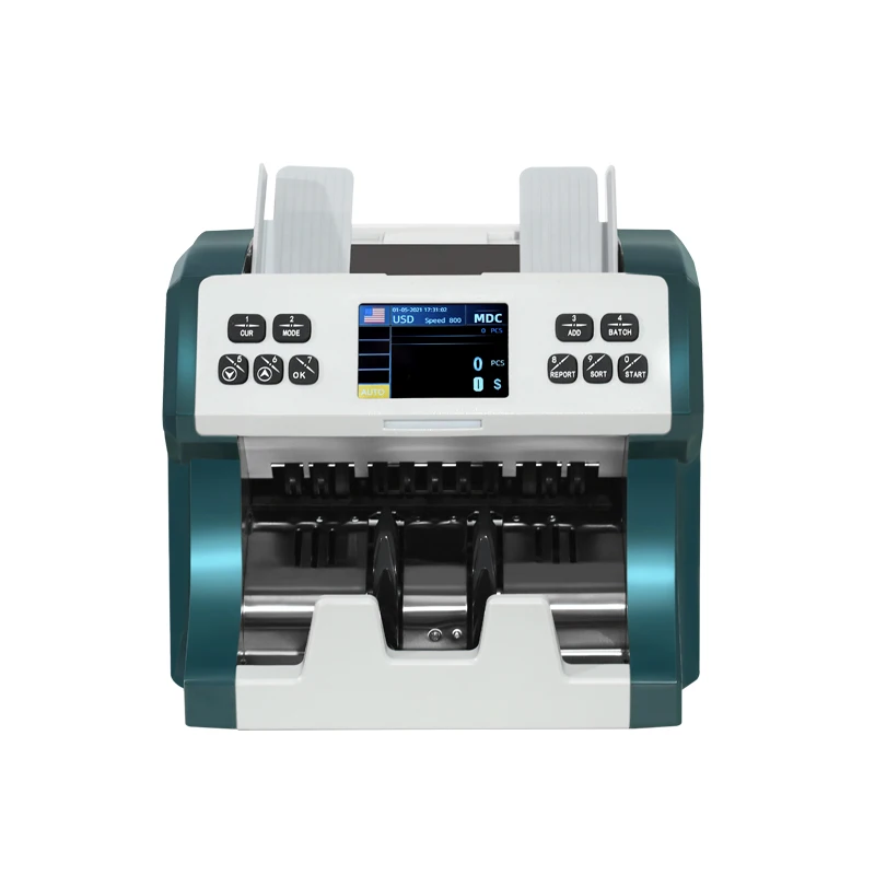 Portable cash counter cash detector multifunctional USD Euro mixed currency counting machine for bank
