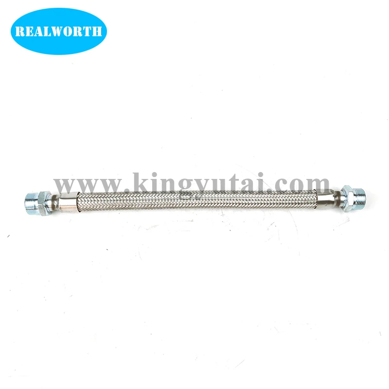 Air compressor pipe stainless steel bellows 410mm DZ93189360007 for Shacman Sinotruk howo truck parts