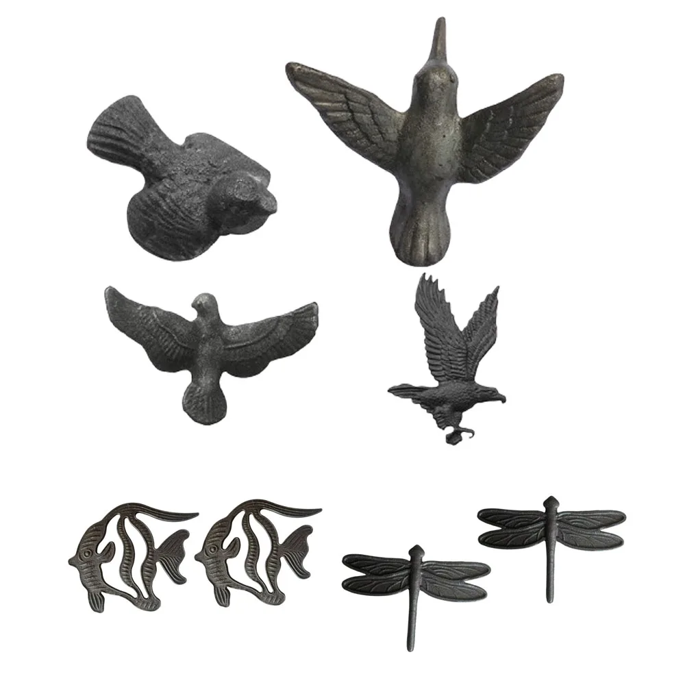 Forged Wrought Iron Studs For Gate Decoration Ornamental Collar Cast Iron Bushing