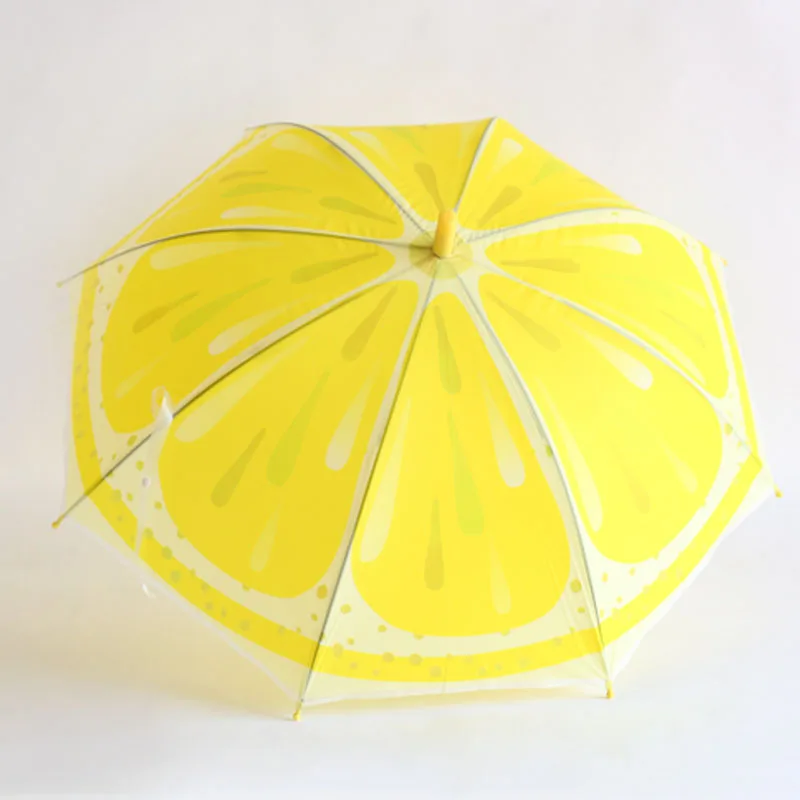 2021 Cute Fruit Printing Umbrella Children Umbrella Creative Kids Umbrella