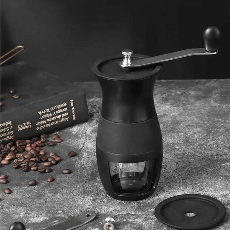 Portable Hand Bean Coffee Grinder / Manual Coffee Mills with Ceramic Grinding Core Stainless Steel Household Molino De Cafe