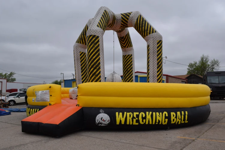 
Hit and run inflatable wrecking ball, inflatable basketball games 