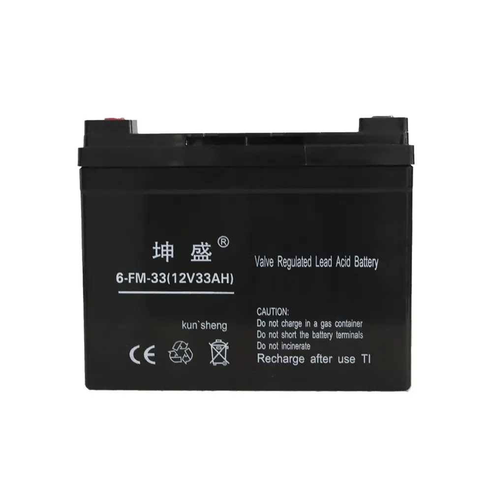 Maintenance Free Sealed Lead Acid Batteries 12v 12ah 12v 33ah Eco Friendly Solar Ups Battery For Sprayer Battery