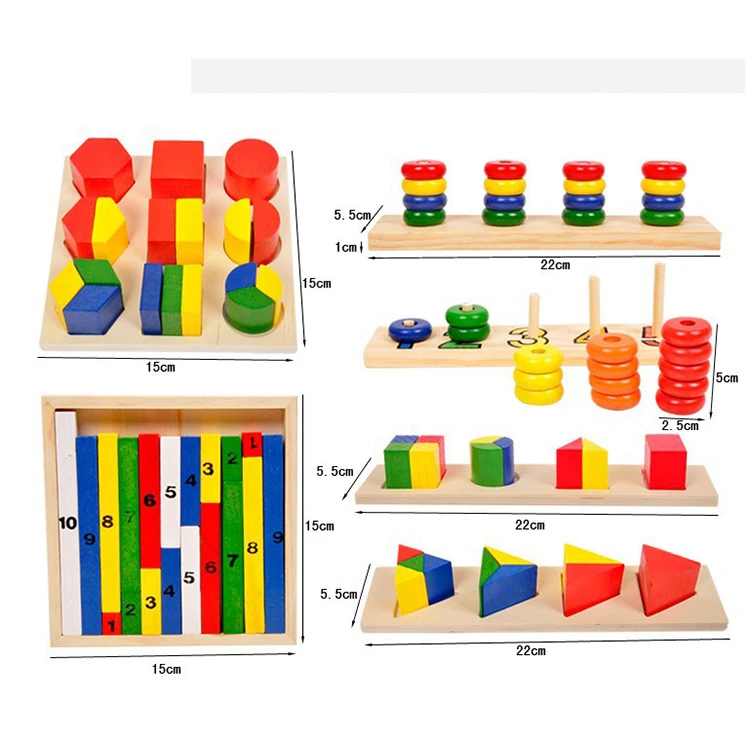 
Hot New Product Baby Matching Board Montessori Teaching Kids Educational Montessori Wooden Toys 