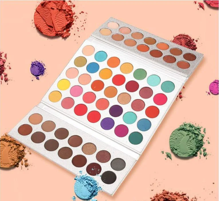 Beauty Glazed Makeup Gorgeous Me Eyeshadow Palette 63 Color Make up Palette Eyeshadow Pigmented Eye Shadow Powder