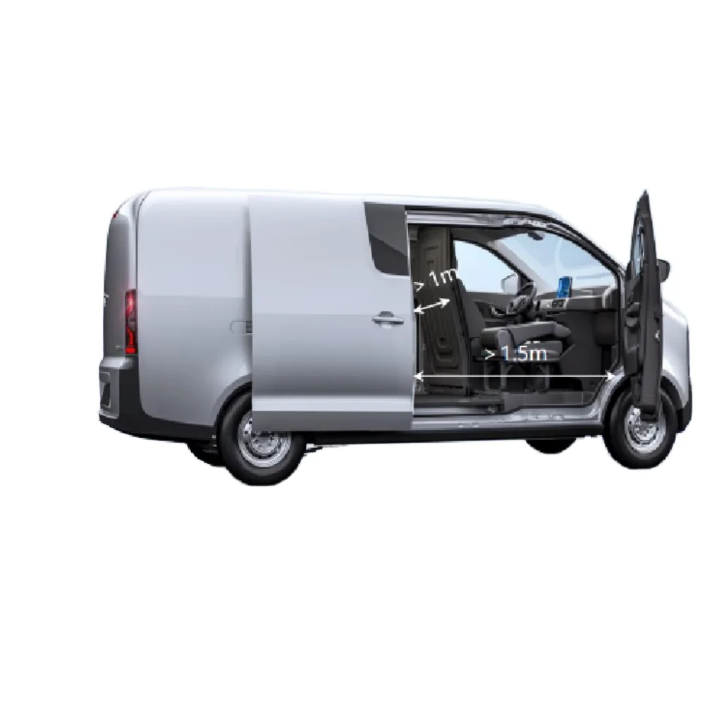 2024 New Commercial Electric ECV Logistic Van Truck New Energy Vehicle with 4x2 Left Steering