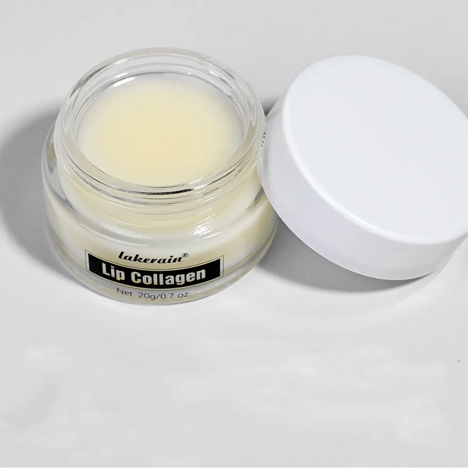 lakerain collagen lip mask lip nourishing leap Moisturizing skin pattern hydrating waterproof dry lip care 20g