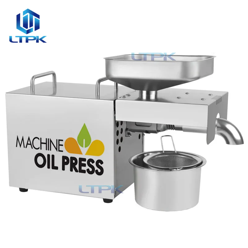 LTPK LBT02 Healthy mini commercial almond Cotton seed oil press machine oil separator machine