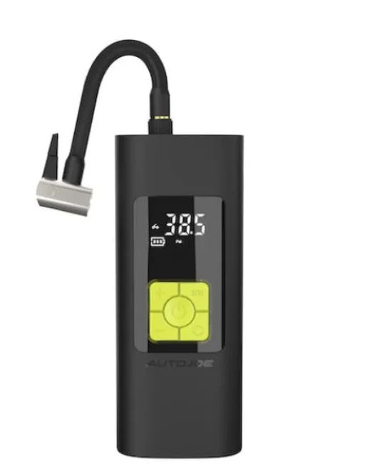 Лидер продаж ультра компактный беспроводной цифровой воздушный насос Power Bank DC адаптер USB выход SOS светодиодный фонарик