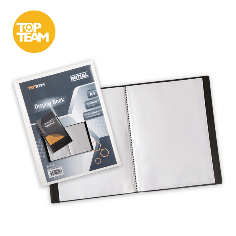 Пластиковая папка для файлов TOPTEAM A4 с мягкой обложкой на заказ