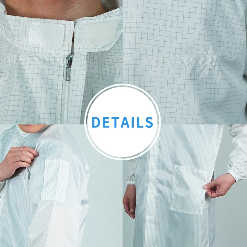 factory Hot Sale ESD clothes anti-static clothing ESD workwear clothes Garment with good quality esd coat