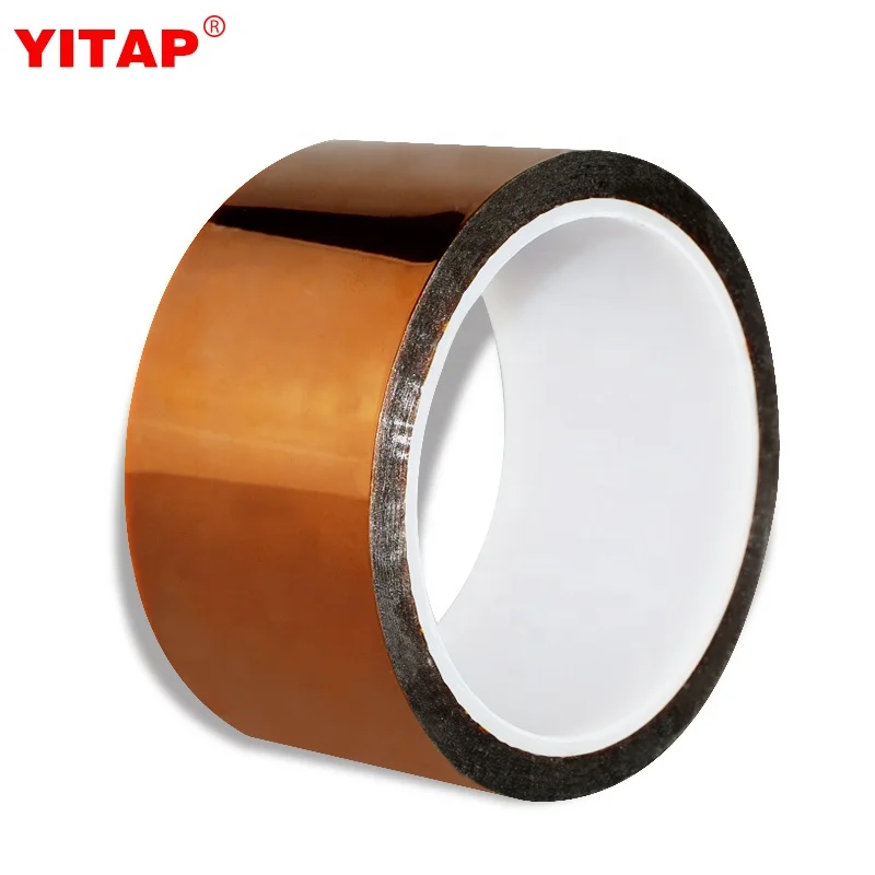 Silicone Adhesive Polyimide Insulation High Temperature Thermal Tape For Sublimation Coated