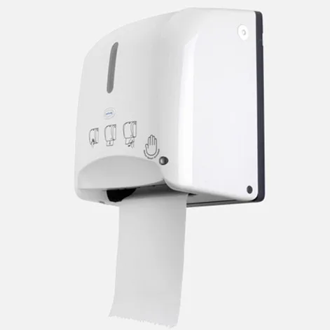 LeeKong automatic toilet paper towel dispenser  sensor touchless gummed paper tape dispenser wall mounted