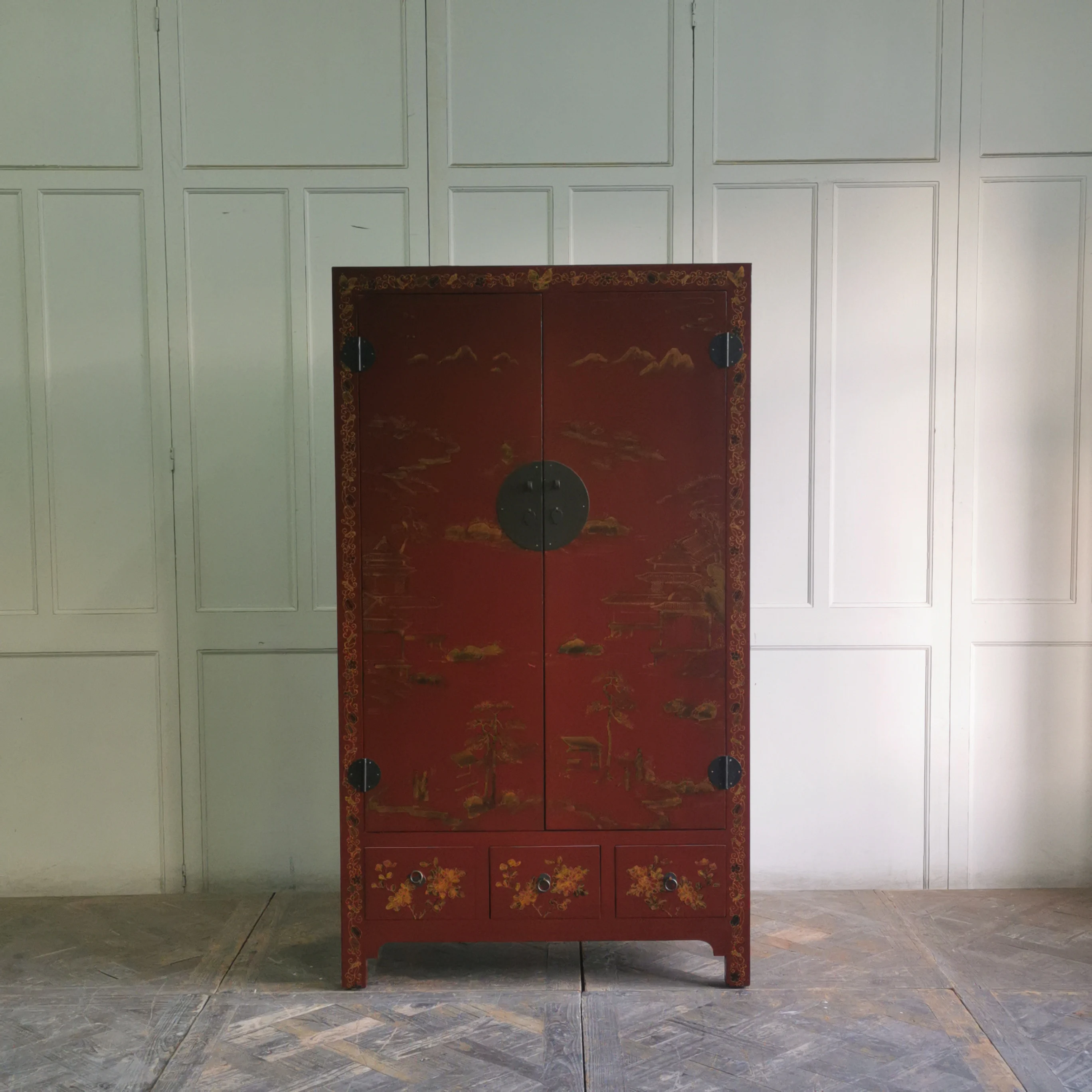 wood painted  chinese antique reproduction furniture