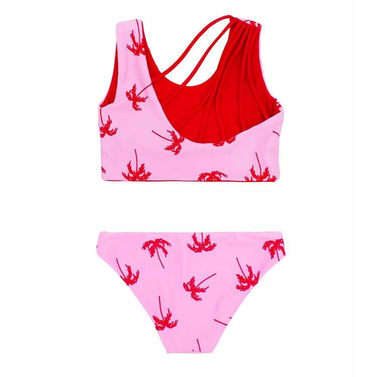 2023 New Wholesale Custom Design Bathing Suits Kids Bikinis Children Swimwear Swimsuit For Girls Kids