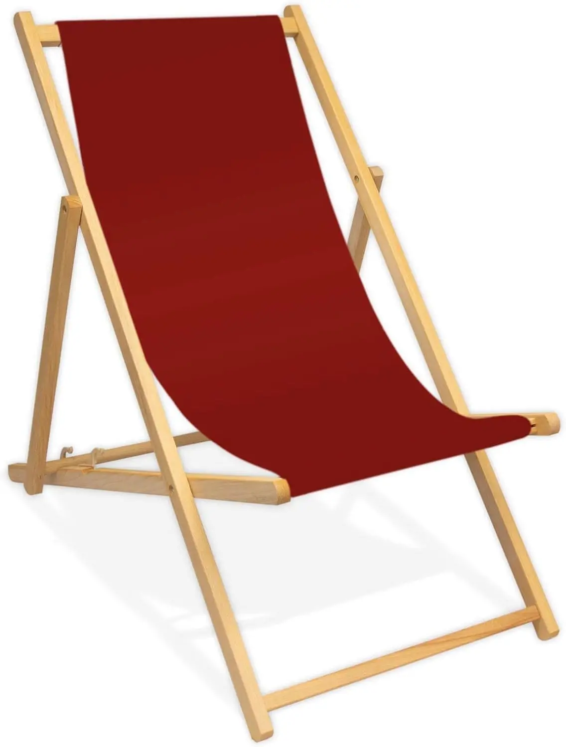 hot deckchair sling classic fold wooden full picture printed beach wood chair
