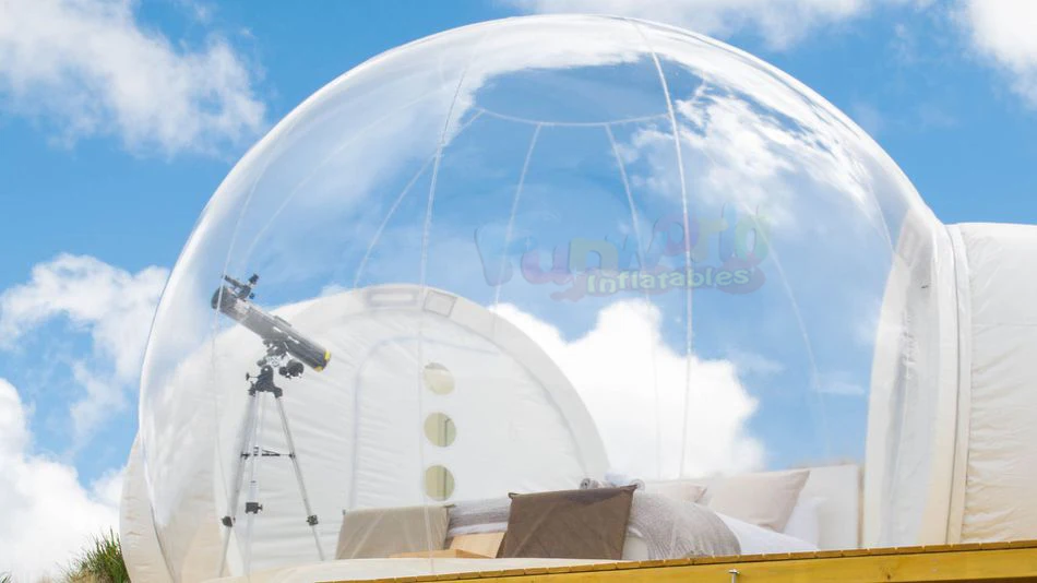 Outdoor 5m Diameter Pvc Plastic Party Dome Restaurant Room Hotel clear Igloo Inflatable Camping Transparent Small