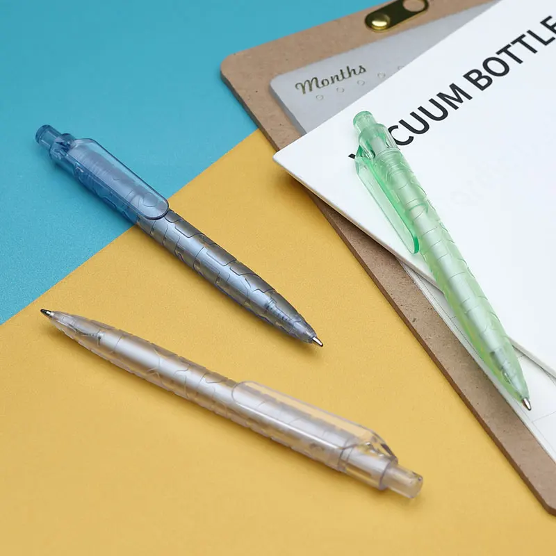 
Supermarket ECO Friendly Recycled Pen Plastic Ballpoint Pen With Custom Logo 