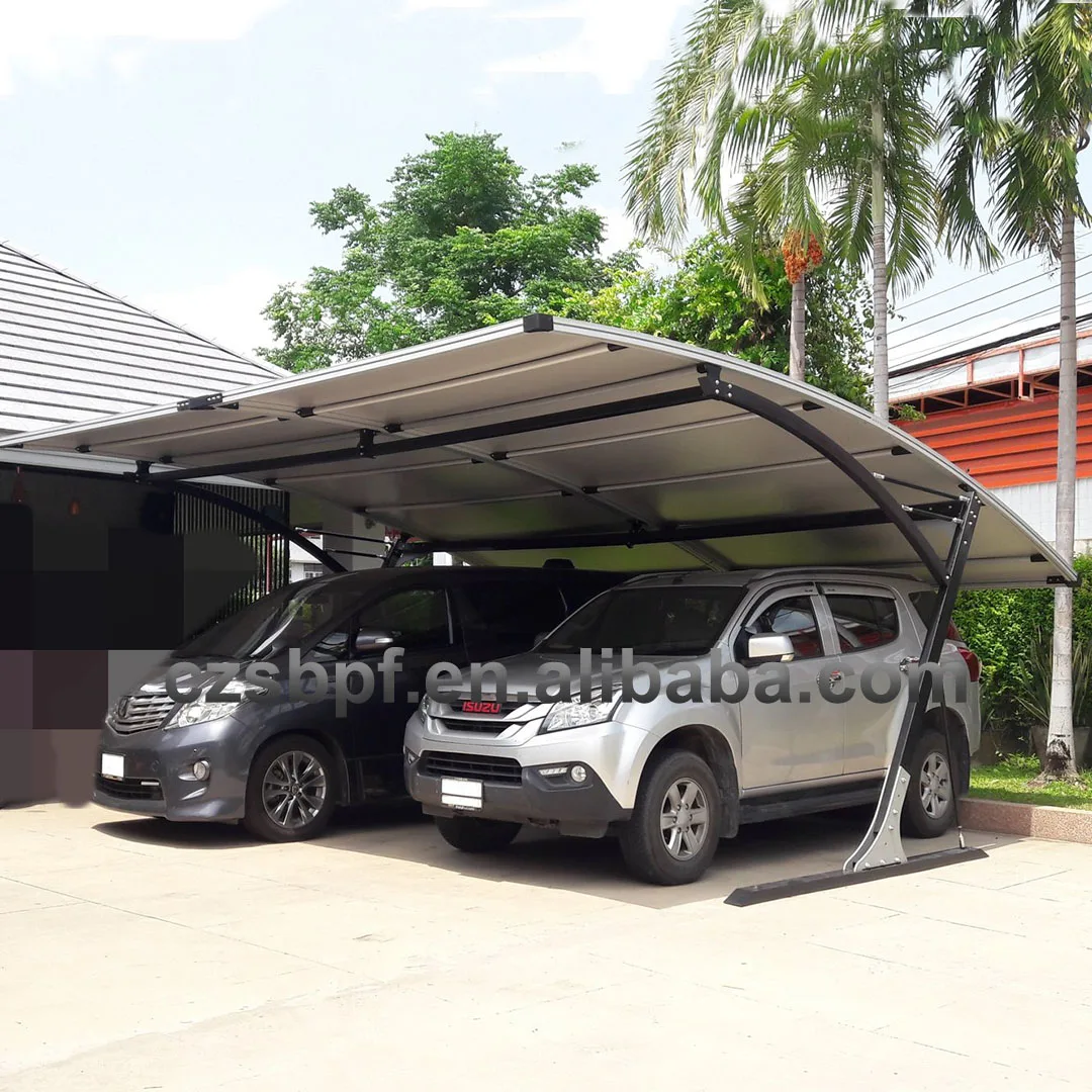 Hot Sale Easy up Carport Tent Garages, Canopies & Carports Car Parking Shed Car Metal Steel with Zinc Coating Aluminum Everyday
