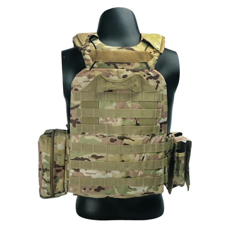 Tactical Vest Combat Training Adjustable Modular Paintball Safety Vest