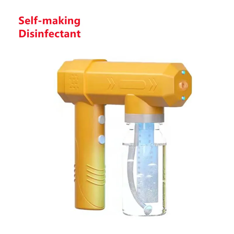 Wireless O3 Spray machine Sanitizer Spray Gun Atomizer Electric Nano Mist Self-Generated Disinfection  Sprayer
