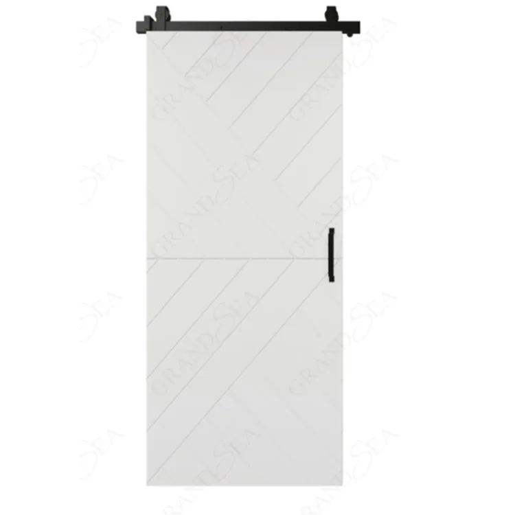Grandsea European Farm Design Barn Door Indoor Hanging Sliding Door High Quality Interior Partition Solid Wood Barn Door