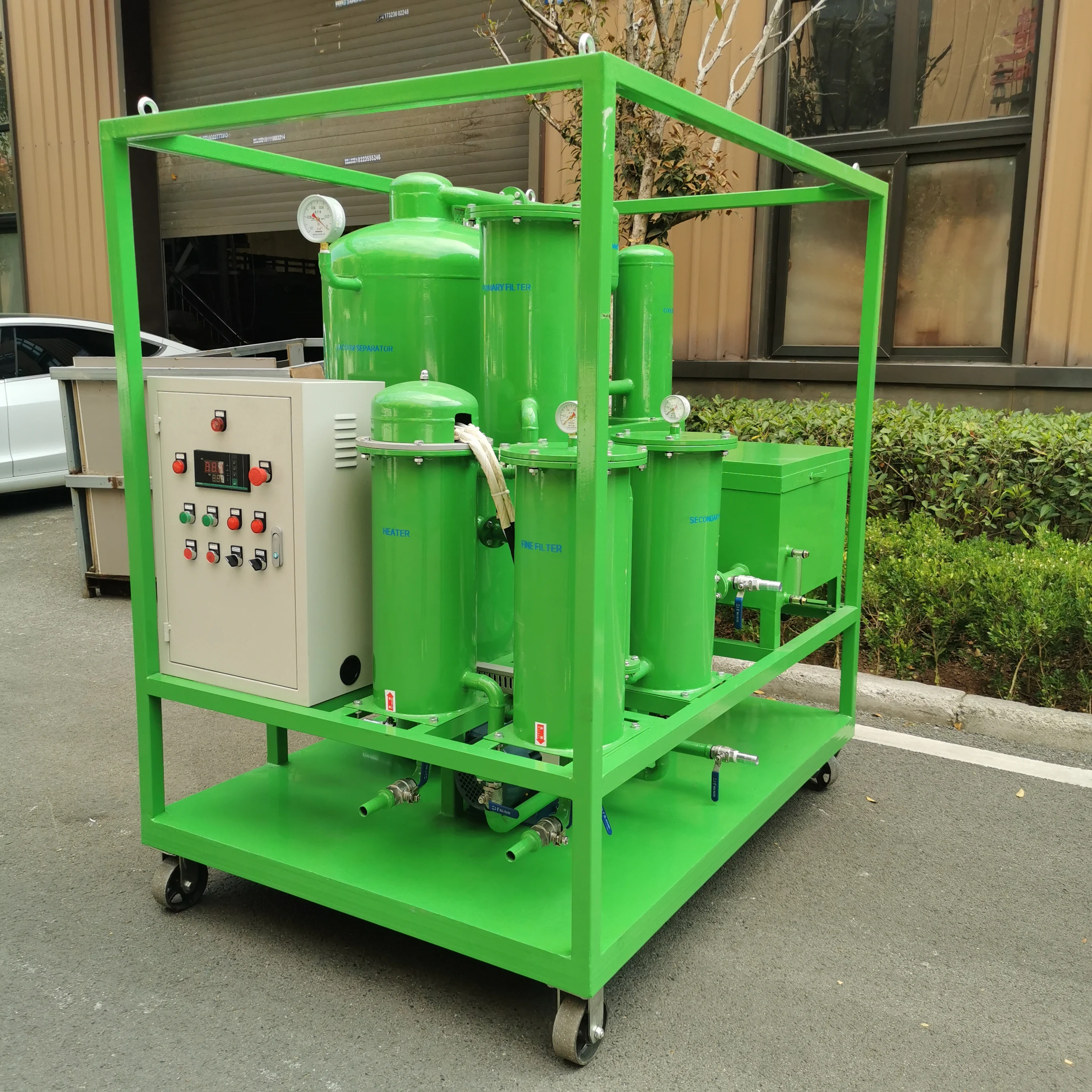 ZJD-K series industrial vacuum oil cleaner for hydraulic oil filtration machine