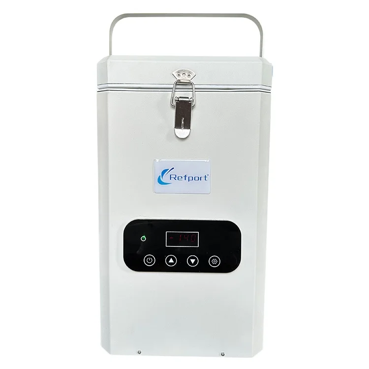 Portable Ultra Low Temperature Cryogenic Freezer -120C Mini Lab 2L Medical Transfer Freezer