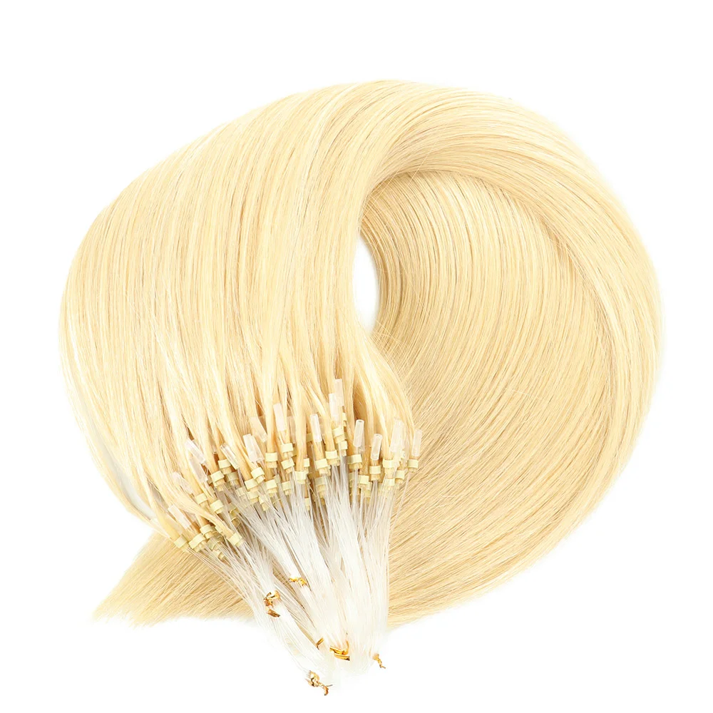 New arrival Straight Wholesale Human hair Micro Loop Ring Hair Extension