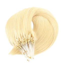 New arrival Straight Wholesale Human hair Micro Loop Ring Hair Extension